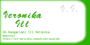 veronika ill business card